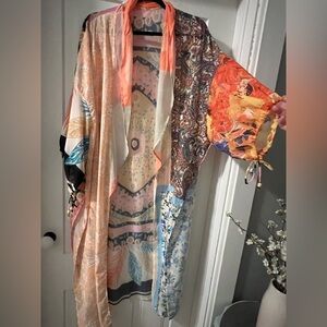 Colorful Floral Kimono